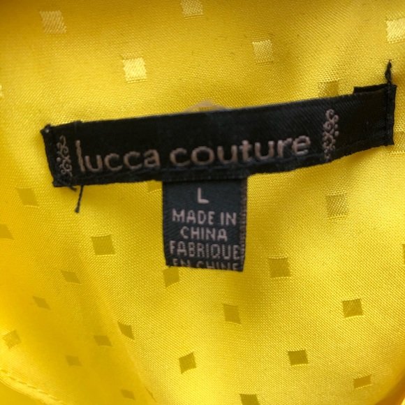 Lucca Couture Peplum Dress Shirt - Picture 5 of 6